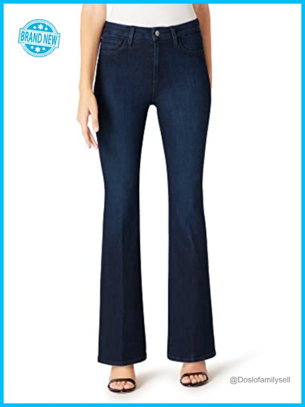 High Rise Bootcut Jeans Curvy Fit Premium Denim